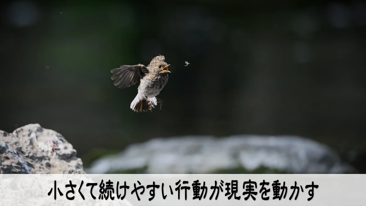 小さくて続けやすい行動が現実を動かす