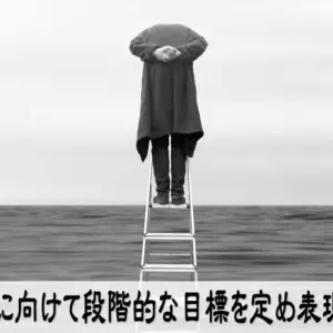 目的に向けて段階的な目標を定め表現する