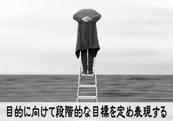 目的に向けて段階的な目標を定め表現する