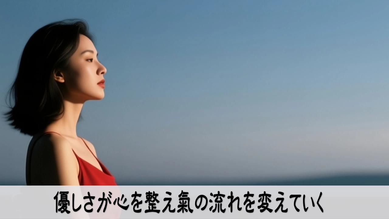 優しさが心を整え氣の流れを変えていく