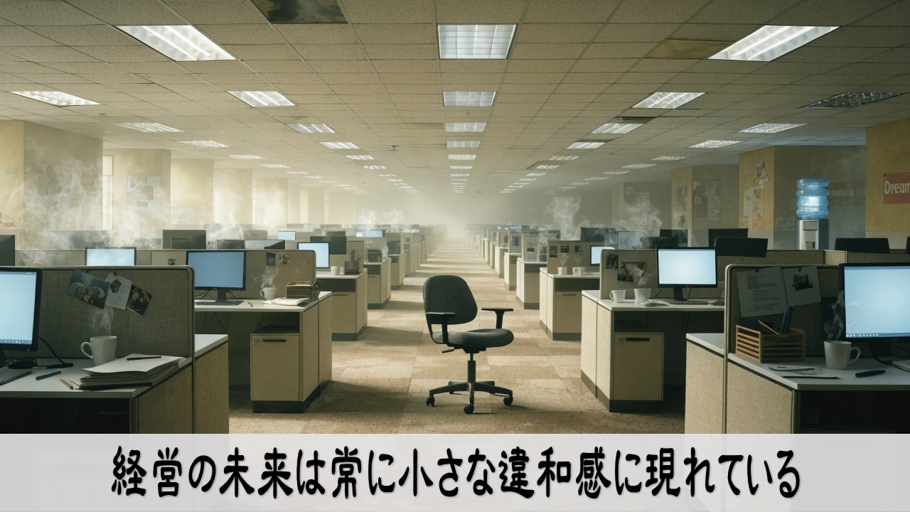 経営の小さな違和感を見逃さず仕事とお金の流れを確認する真剣な場面