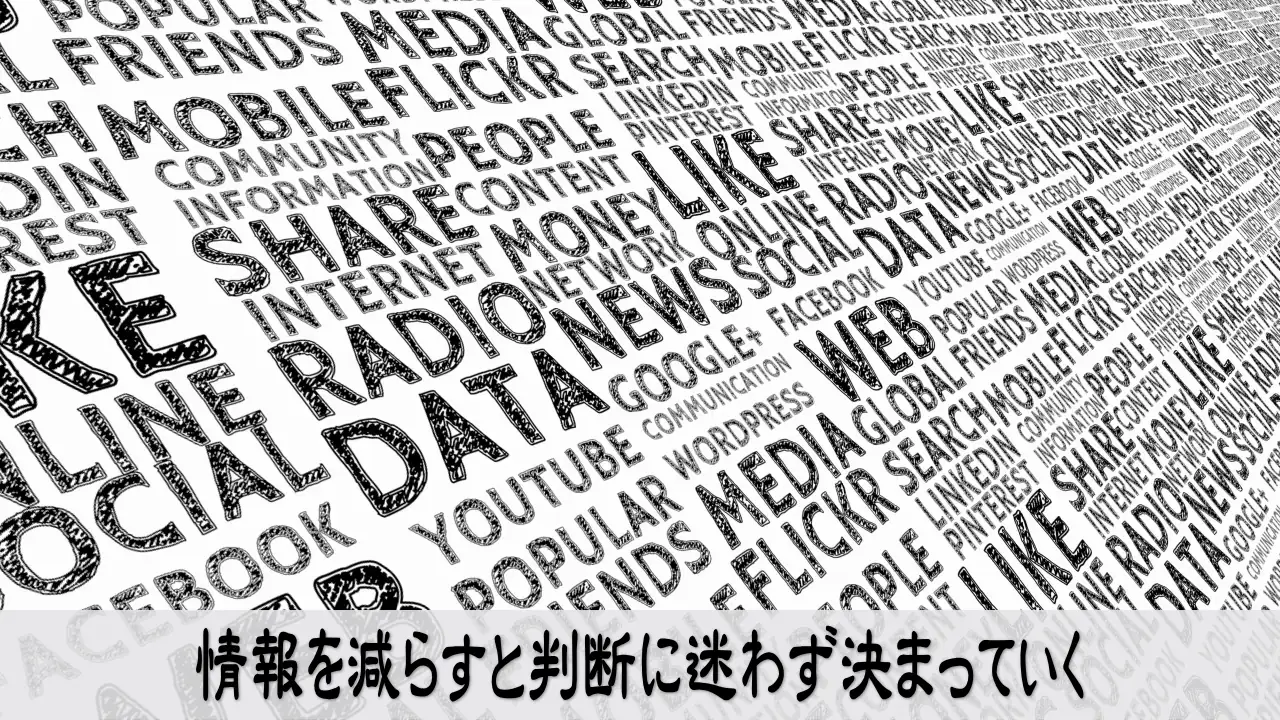 情報を減らして日々の判断を整え安心して進める