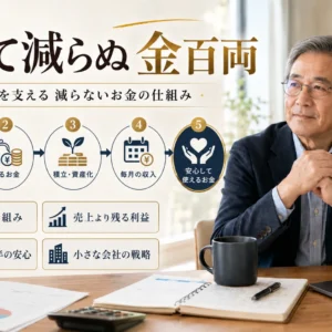 50代経営者の資産形成｜売上を使って減らぬ金百両へ変える方法