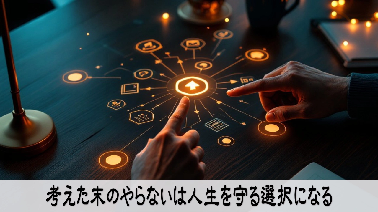 やらない選択で時間と気力を守り人生後半の仕事を選ぶ経営者