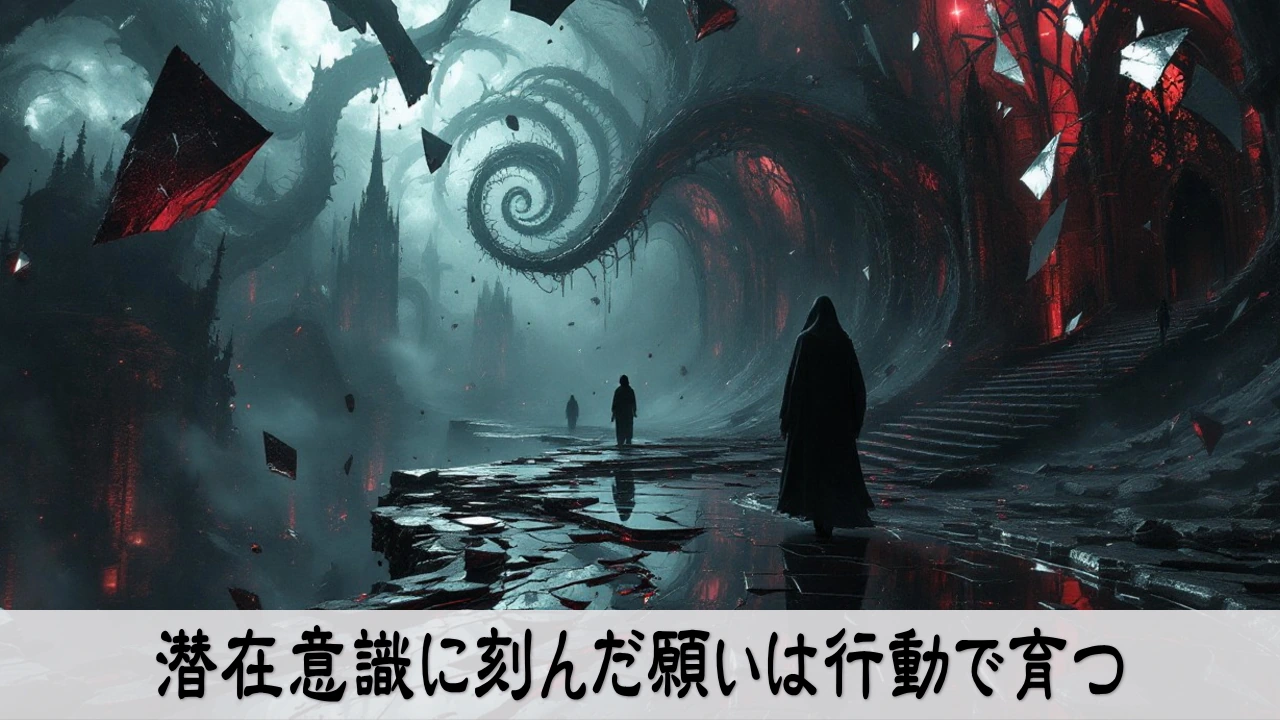 潜在意識と願望実現をテーマに、願いを行動へ移し、希望を育てる仕事の画像