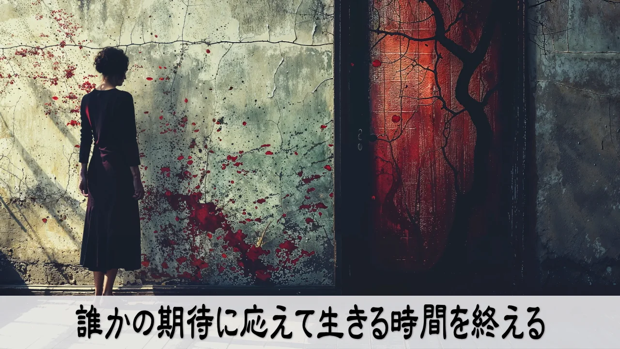 誰かの期待から離れ自分の人生を選ぶ落ち着いた仕事場のイメージ