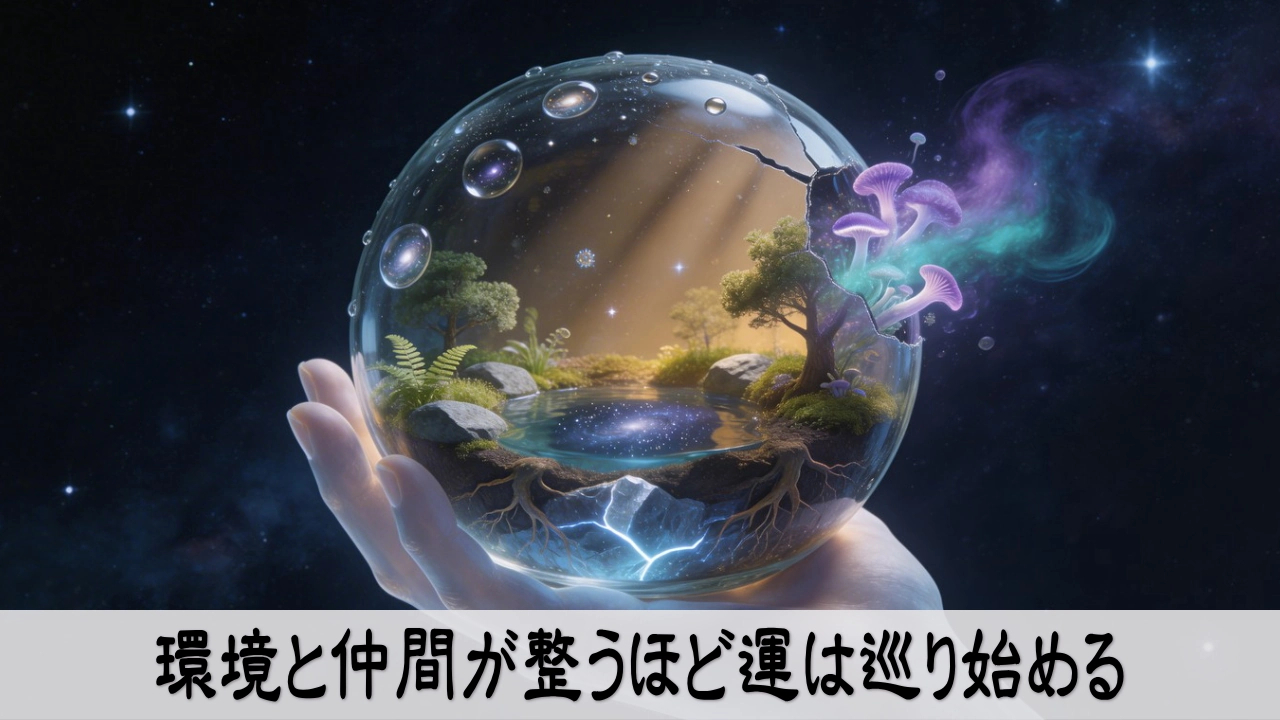環境と仲間を整えて運の巡りを感じる穏やかな経営者