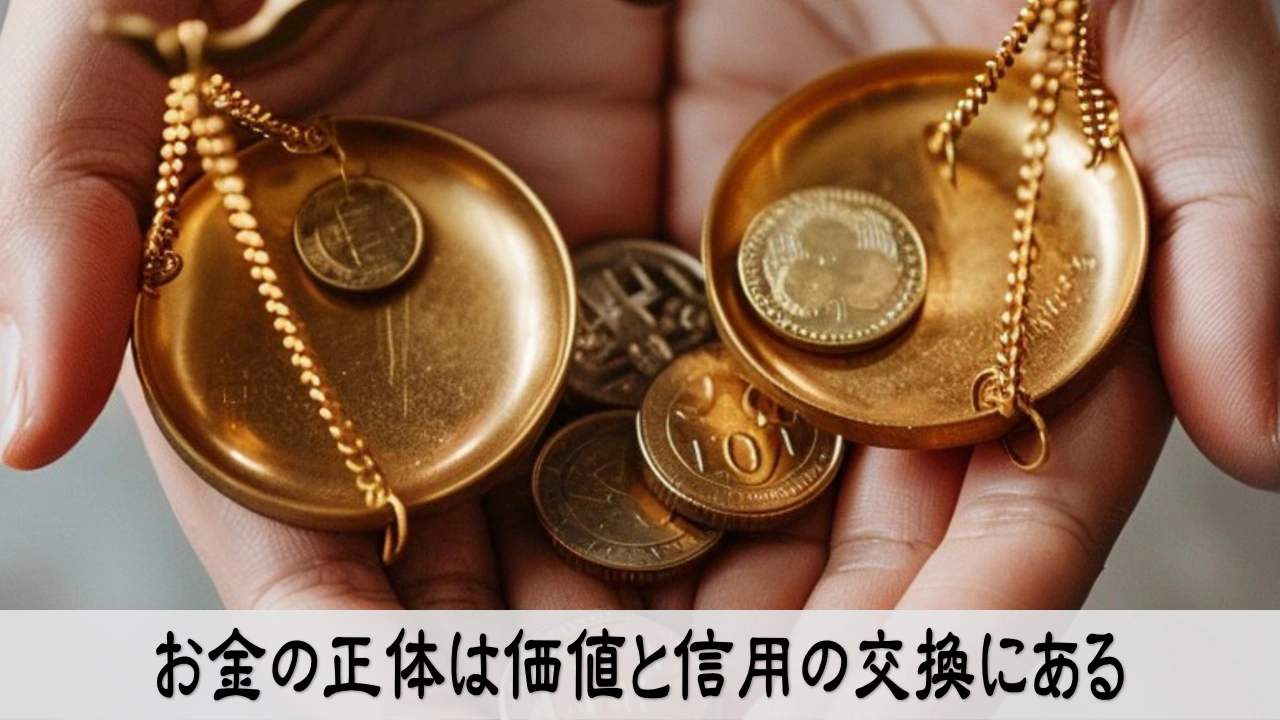 お金の正体を知り価値と信用の交換を見直す落ち着いた経営の場面