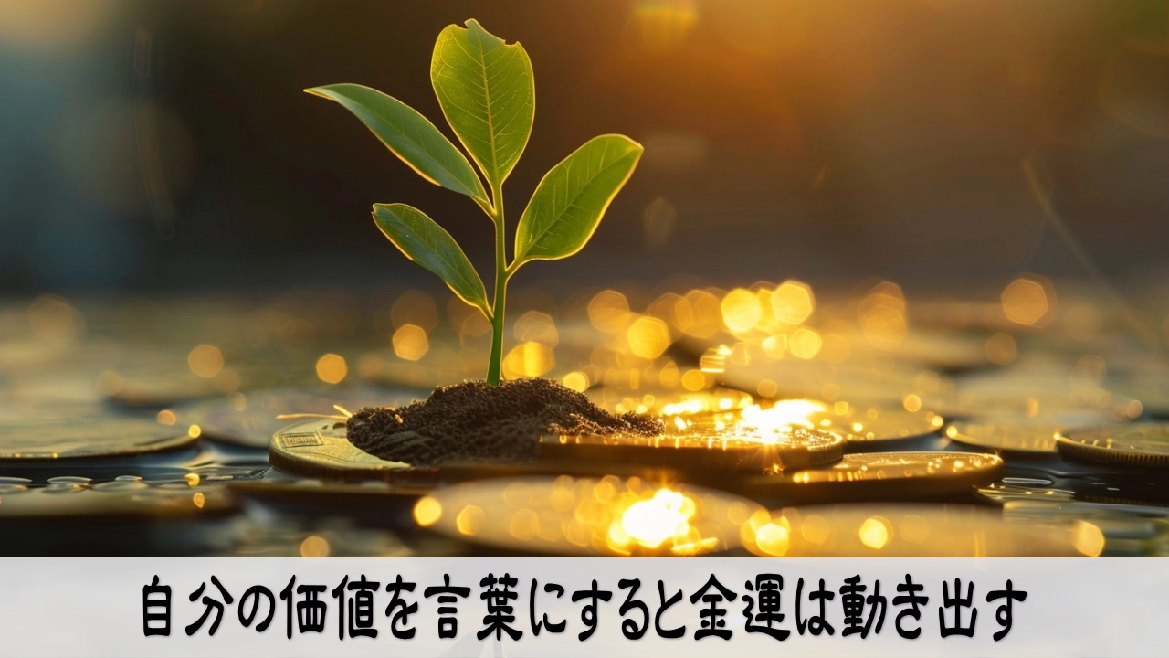 自分の価値を言葉にして金運の流れを作る前向きな仕事時間