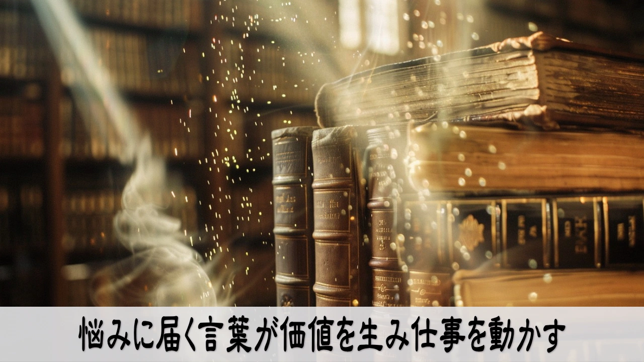 悩みに届く言葉で価値を伝える納得の場面
