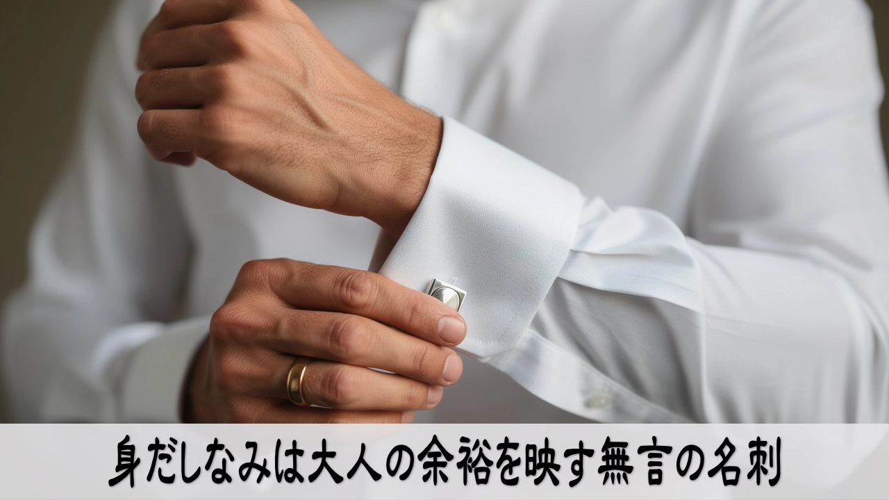 50代男性が身だしなみを整え大人の余裕と信頼感を伝える