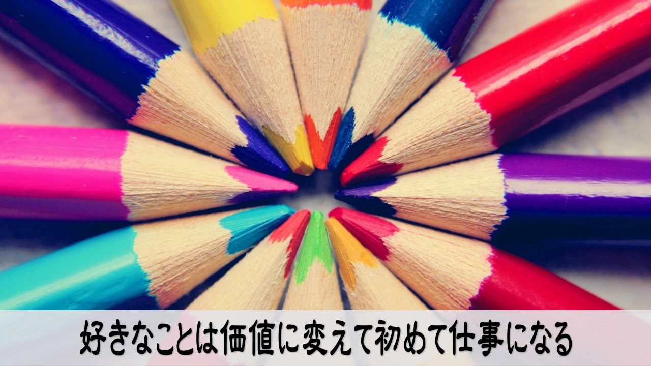 好きなことを価値に変えて仕事へ育てる前向きな場面