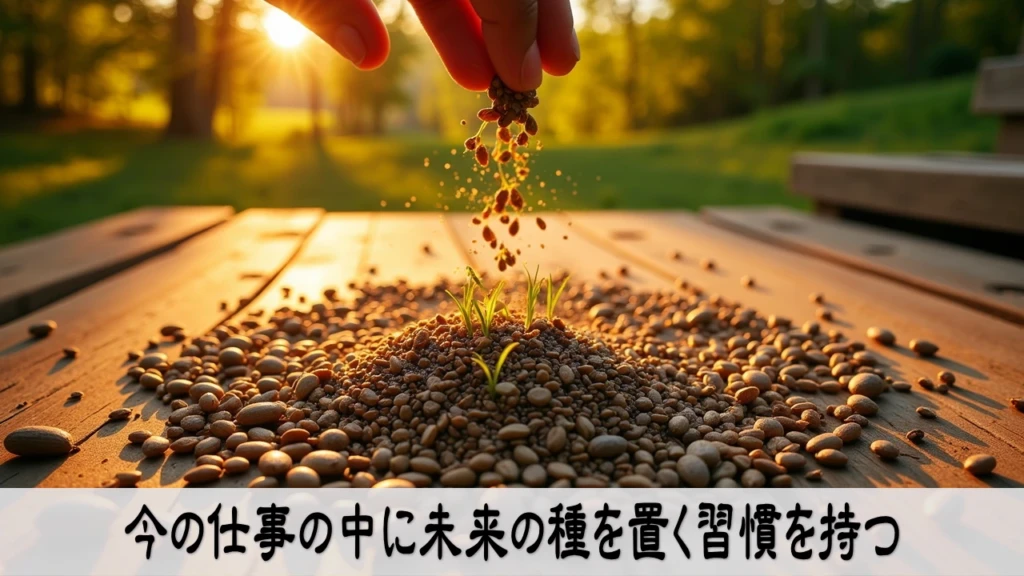 今の仕事の中に未来の種を置き人生後半を育てる希望