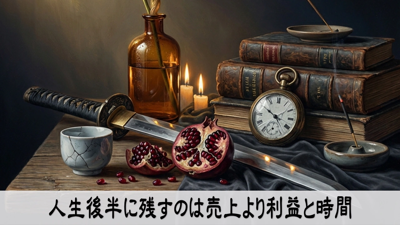 売上を追う経営を見直し人生後半に利益と時間を残す