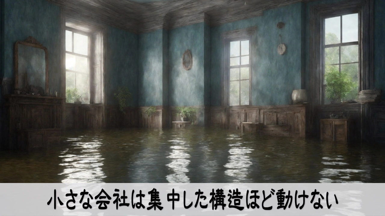 小さな会社が集中した経営構造を読み直し再開への不安を見つめる画像
