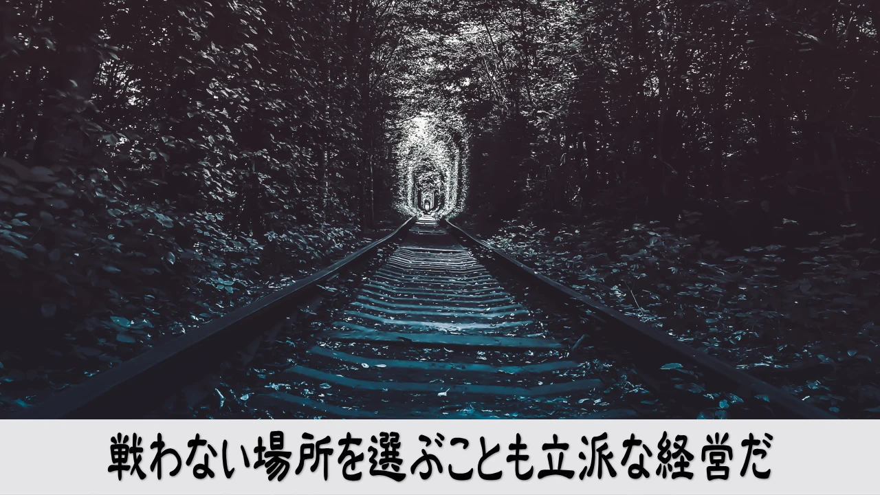 競争する市場を選び利益が残る場所へ移る