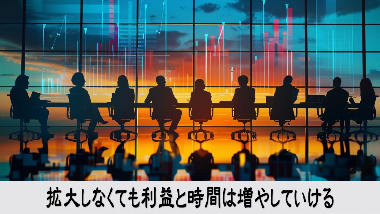 適正規模を選んで利益と時間を残す