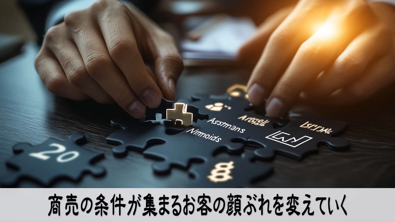 商売の条件を見直して顧客との関係を考える